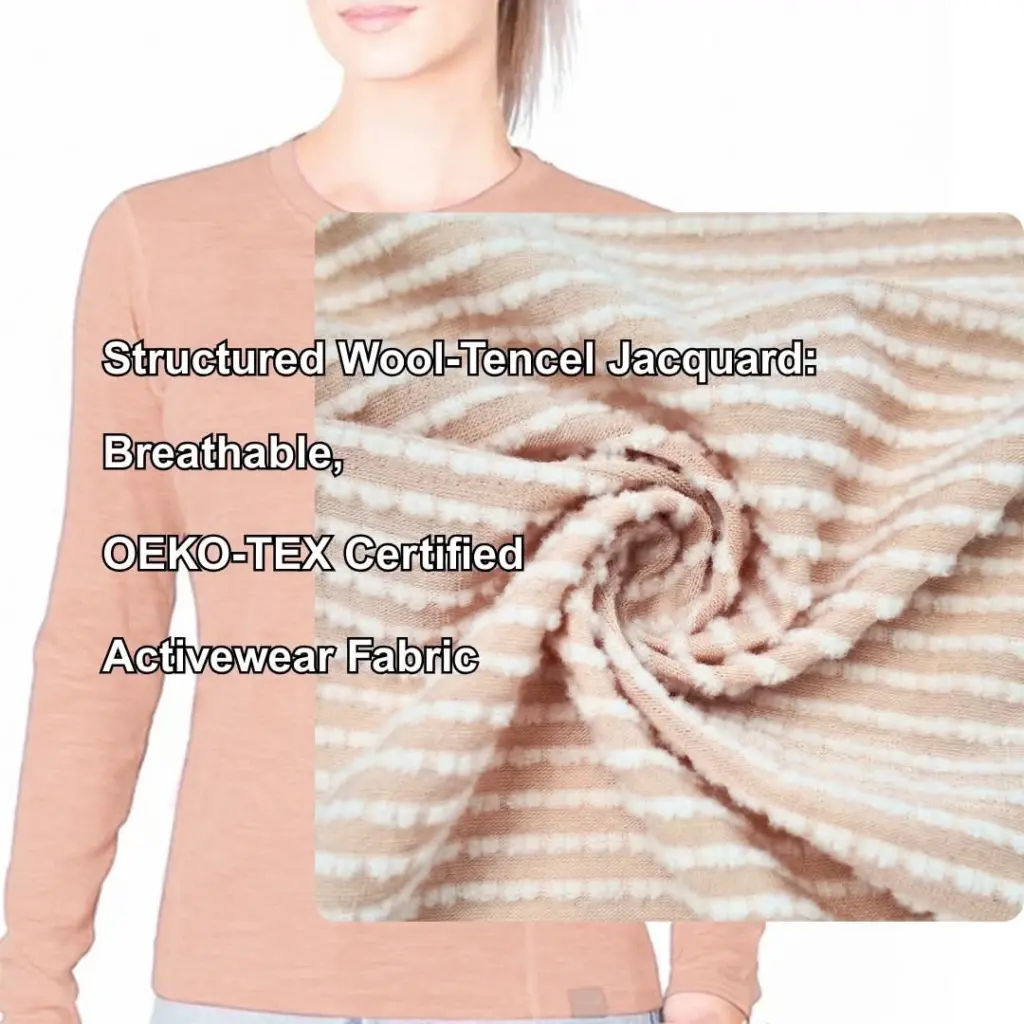 Wool-Tencel Jacquard