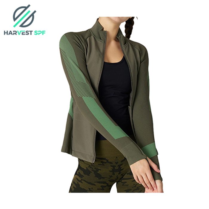 Ladies Seamless Jacket With Fleece (1)